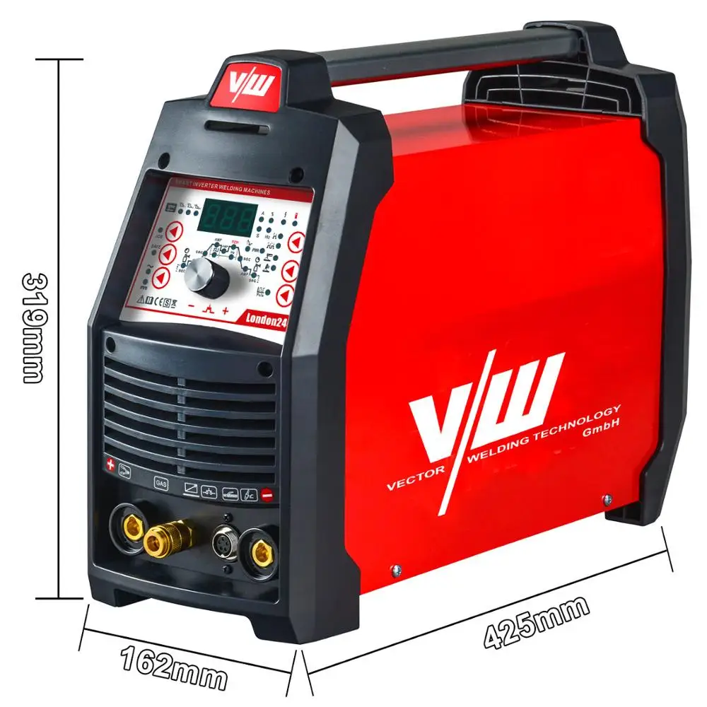 Сварочный аппарат Tig 220V 4in1 AC DC электрод Инвертер MMA 200a CDC TIG Импульсная