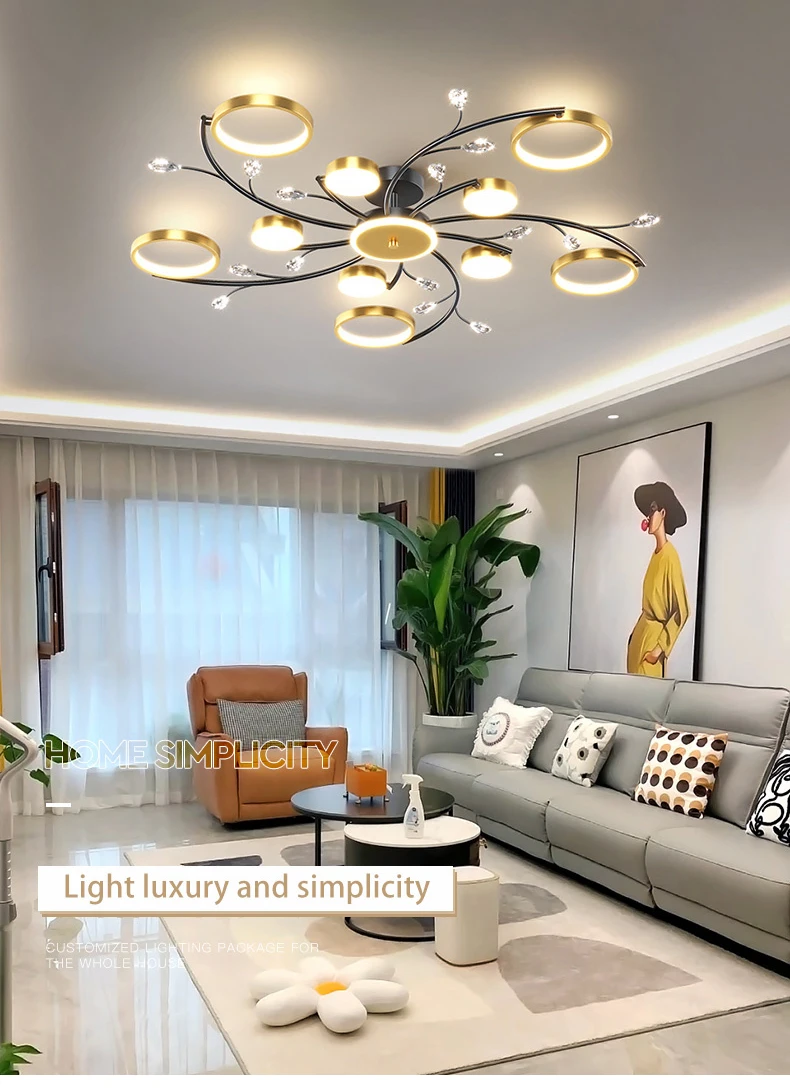 Modern Simplicity Led Chandelier For Living Room Bedroom Kitchen Study Room  Gold Home Indoor Lighting Decor Ceiling Chandeliers beaded chandelier