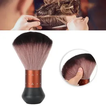 

Professional Accessories Hairdresser Professional Fiber Hair Dust Cleaning Sweeping Brush Neck Face Hair Remover Clean Brush