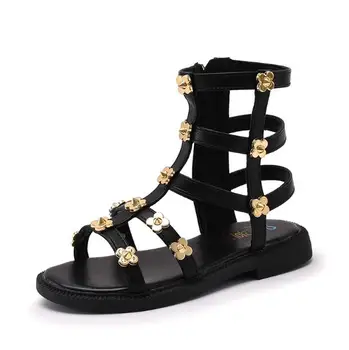 

Summer princess fashion Roman children sandals High-top kids girls gladiator sandals toddler baby sandals high quality booties