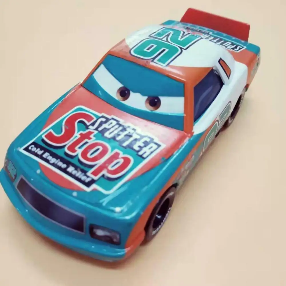 Disney Pixar; автомобили; литье под давлением Металлический Игрушечный Автомобиль королева британского Королевского защитника полиция королева охранная модель автомобиля подарки мальчик день рождения - Цвет: Sputter Stop 92
