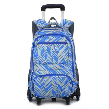 

Fashion Removable Children School Bags with 2/6 Wheels for Girls Boys Trolley Backpack Kids Wheeled Bag Bookbag travel luggage