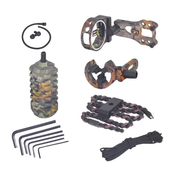 

New Camouflage Archery Bow Accessories Set 5 Pin Arrow Rest Outdoor Compound Bow