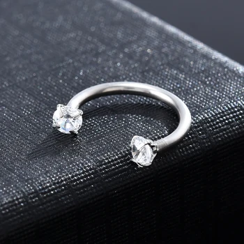 

2020 Lovely Piercing Septo Nose Lip Ear Septum Cartilage Captive Hoop Ring Jewelry Pendientes Tragus Mujer Nose Piercing Jewelry