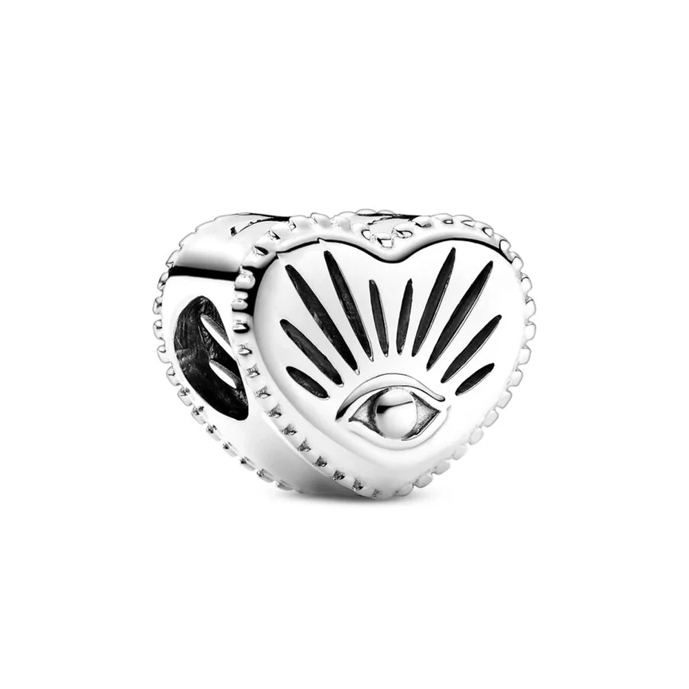 

Подлинный женский браслет со зрением и сердцем, подходит для браслета Pandora