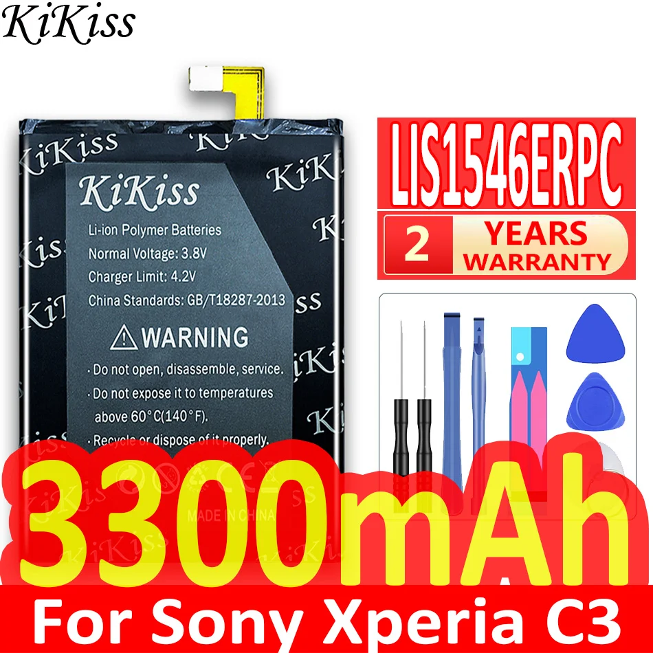 Аккумулятор большой мощности 3300 мАч для Sony Xperia C3 /T3 D2533 M50W D5103 S55T S55U D2502 мобильный