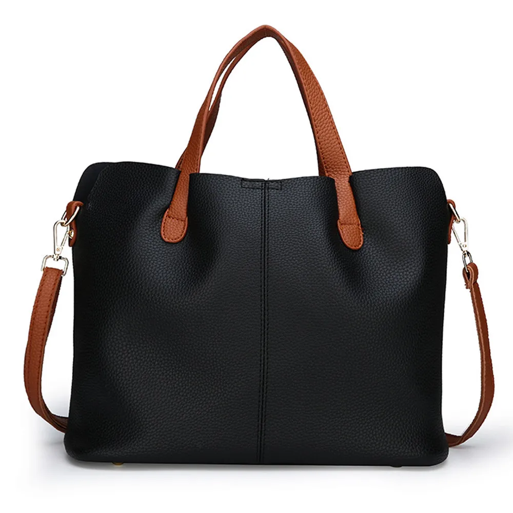 Женская сумка модная кожаная однотонная сумка через плечо на молнии на плечо Bolsa Feminina сумки Прямая Bolso Mujer# YL5