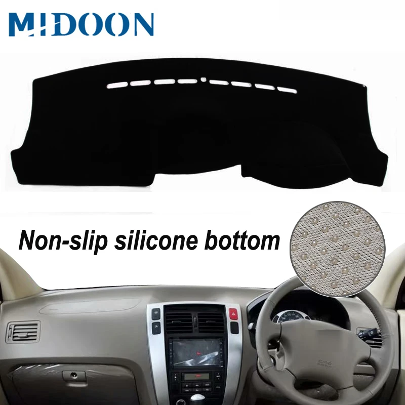 MIDOON для hyundai tuscon ix35 2004 2005 2006 2007 2008 2009 Чехлы стайлинга автомобиля коврик приборной