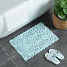 Микрофибра для ванной, шенилловый напольный коврик, мягкий внутренний моющийся коврик для ванной комнаты