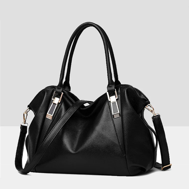 

Msoard Women Handbag Female Quality PU Leather Bags Handbags Ladies Solid Colo Shoulder Bag Office Ladies Hobos Bag Totes