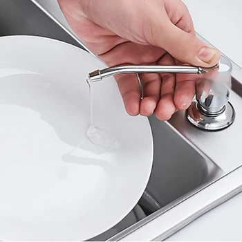 

Kitchen Sink Soap Dispenser ABS Plastic Built in Lotion Pump Plastic Bottle for Bathroom and Kitchen Liquid Soap organize 250ml