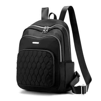 

Multi-compartment fashion backpack waterproof nylon bag lightweight travel bag large capacity ladies bag student bag