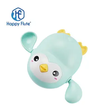 Happyflute Single Sale Cute Cartoon Animal Baby Water Toy Infant Swim Penguin Wound-up Chain Clockwork Kids Beach Bath Toys 1
