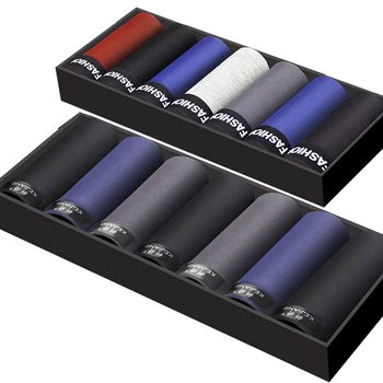 

7pcs/lot Panties Men Underwear Soft Boxers Modal Boxer Men Printing Boxer Shorts Plus Size Boxers Men Underwear Boxer Hombre