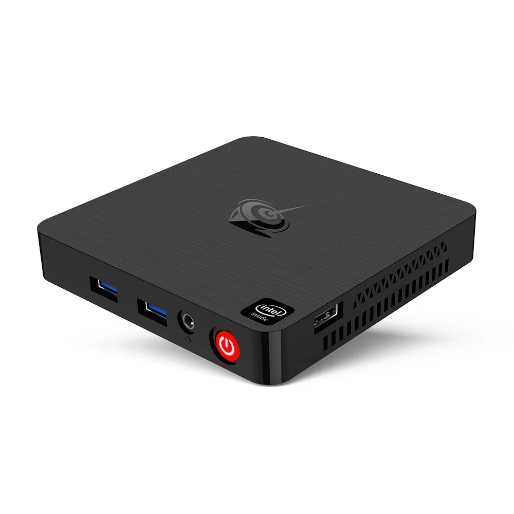 Beelink T4 Intel Atom Quad Core X5-Z8500 Windows10 Mini PC 1000M lan AC dual WiFi HD DP pantalla de ordenador de la Oficina win10 mini pc