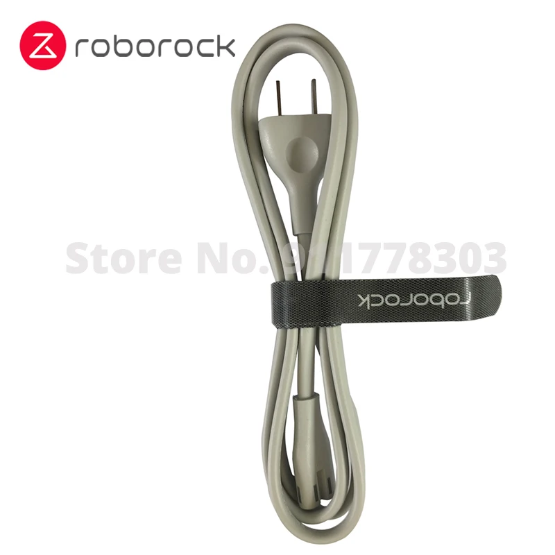 Original Roborock Cabo de Alimentação com Eua Plug de Aspirador Robótico s5 s6 s5 s5 Max s6 Puro Maxv Xiaowa s4 Cabo de Carregamento Branco