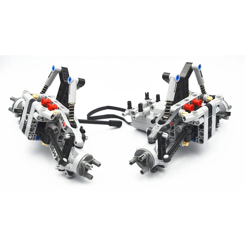 MOC Building Blocks Technical Parts Formula Off-Road Vehicle Front Suspension System compatible with lego for Kids Boys Toy | Игрушки и