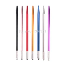 Туман микроблейдинг бровей аппарат для татуажа для полупостоянного макияжа татуаж бровей ручное лезвие для всех круглых игл косметика