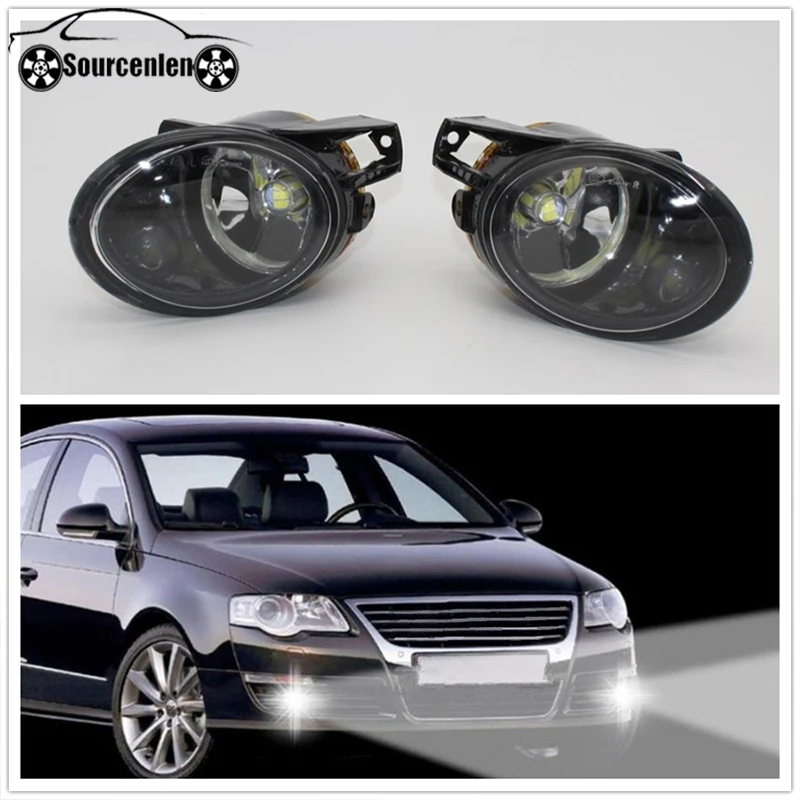 DFLA автомобиля светодиодный светильник для VW Passat B6 3C 2006 2007 2008 2009 2010 2011 авто-Стайлинг спереди светодиодный Противотуманные фары светильник