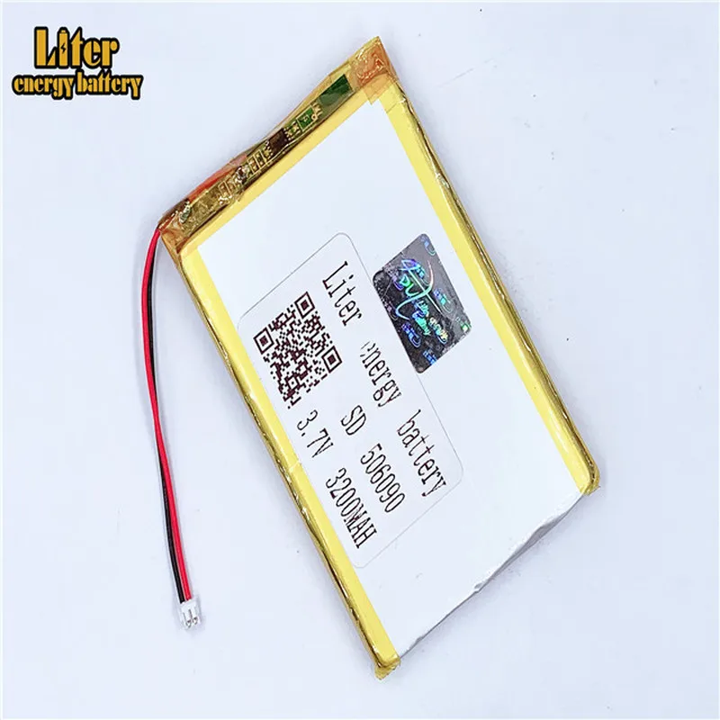 Внешний аккумулятор lipo 1 5 506090 мА · ч 3200 в 2-контактный разъем 3 7 мм | Электроника