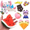 Kawaii super doux bricolage Antistress jouets spongieux simulé série de fruits lente augmentation soulagement du Stress jouet drôle pour adultes bébé noël ► Photo 1/6