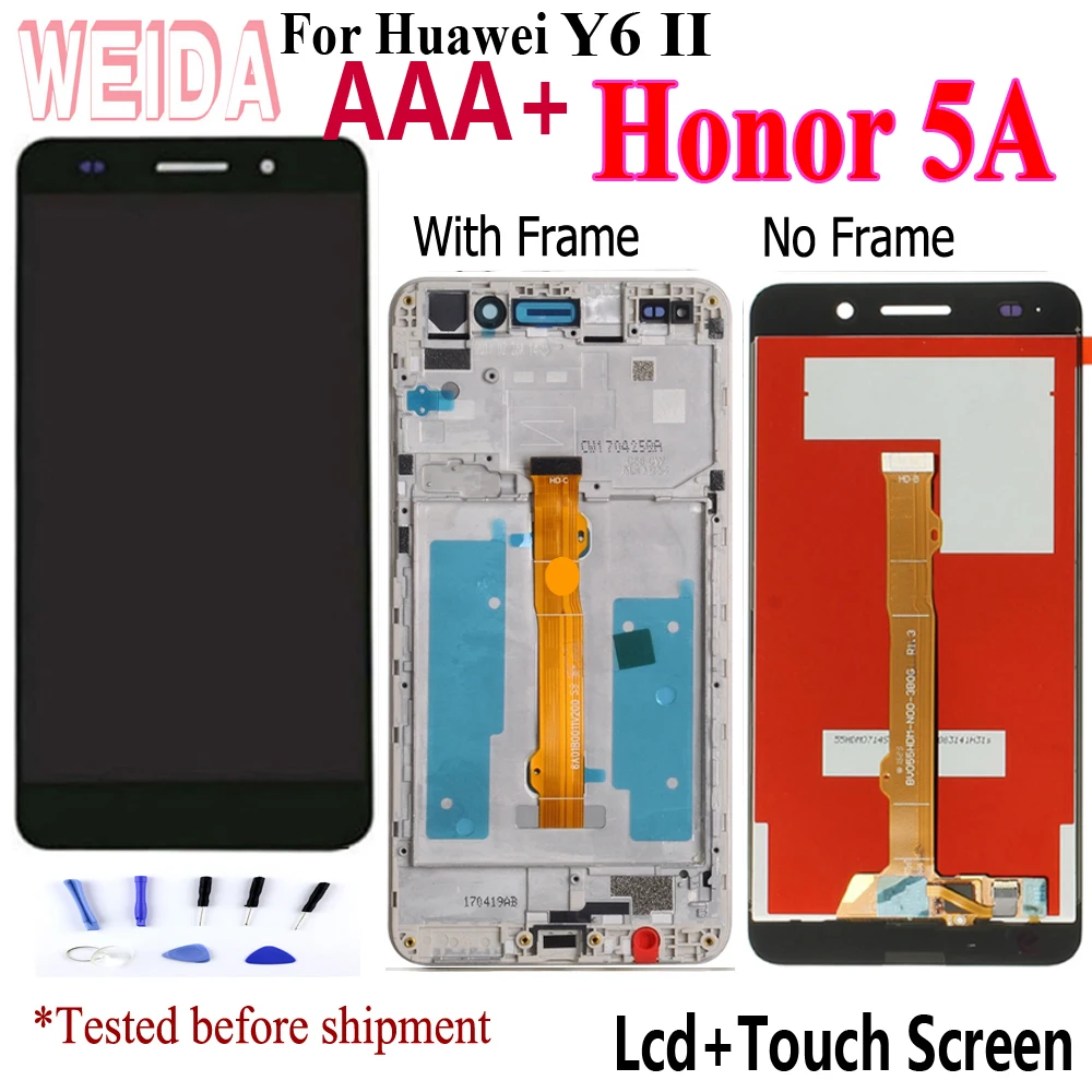 5," ЖК-дисплей для huawei Y6 II Compact Honor 5A LYO-L01 LYO-L21 LYO L01 L21 ЖК-дисплей сенсорный экран для huawei Y6 2 Honor 5A lcd