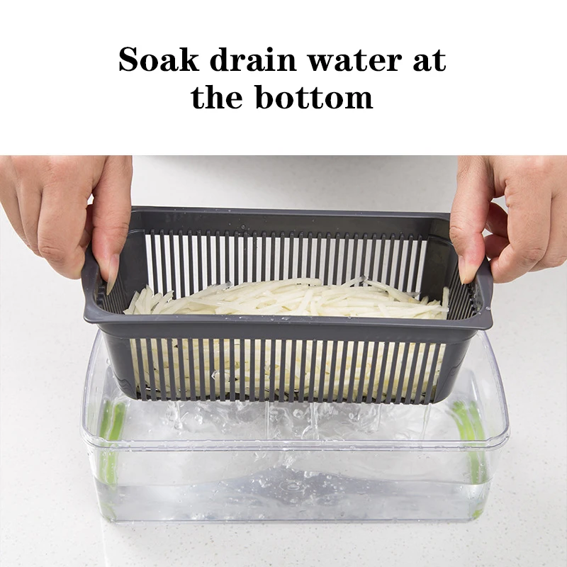 vegetable cutter multifunctional Mandoline Slicer Fruit Potato Peeler Carrot Grater Kitchen accessories basket vegetable slicer