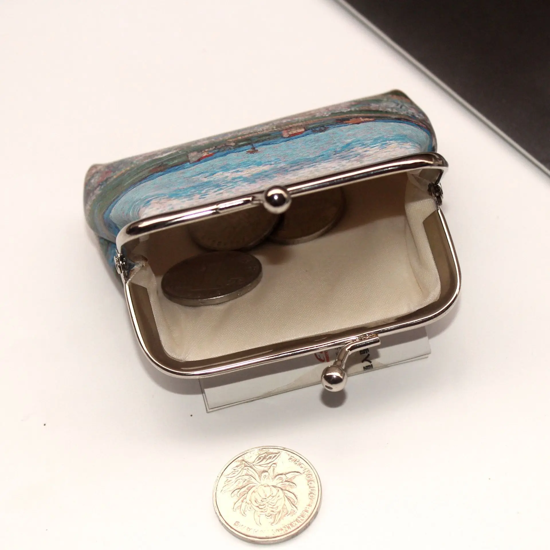 Vintage Women Printing coin Purses girl hasp Zero Wallet Ladies Clutch change purse Female mini money Bag PU Leather Carteira /5