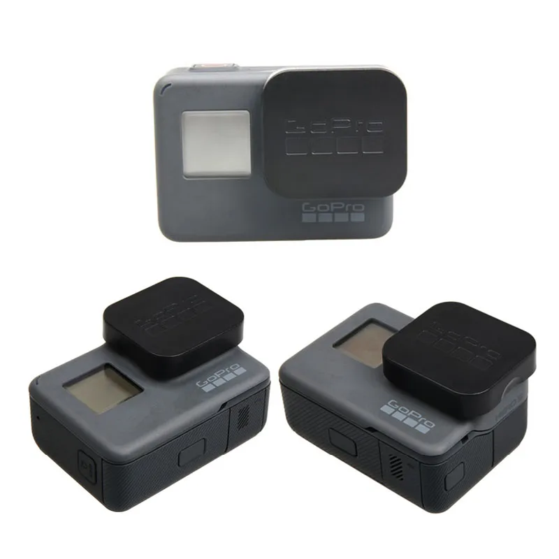 New-2016-GoPro-5-Accessories-Lens-Cap-Cover-caps-Standard-Protector-With-Logo-For-Go-pro