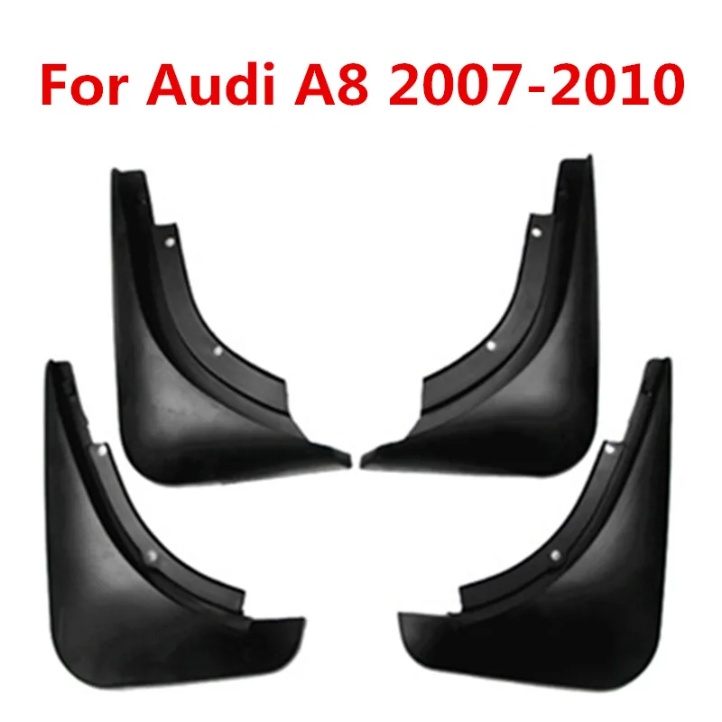 Audi A8 2007-2010 Автомобильные Брызговики для Audi A8 2007 2008 2009 2011 2012 2013 брызговики брызговик крыло брызговиков - Цвет: Audi A8 2007-2010