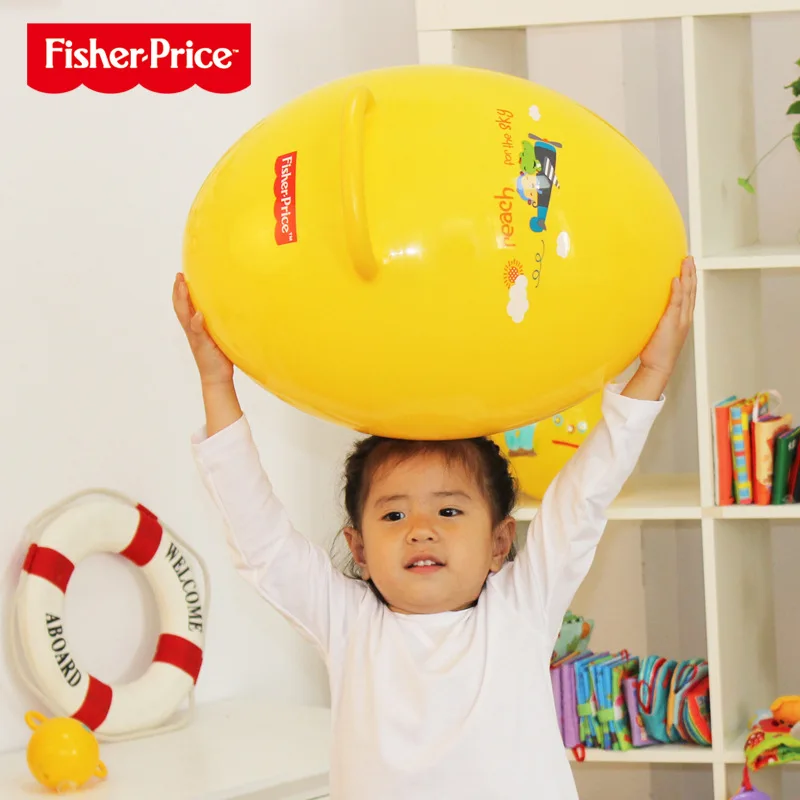 FISHER-PRICE в форме яйца прыгающий мяч Детская Надувная Игрушка эластичность утолщение детская езда фитнес Детский сад BENG qiu