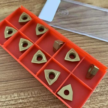 

10 Pieces Set Lathe Cutter U Drill Bit Carbide Inserts WCMX06T308R-53 Grade 1020 WCMX06T308Turning Tools