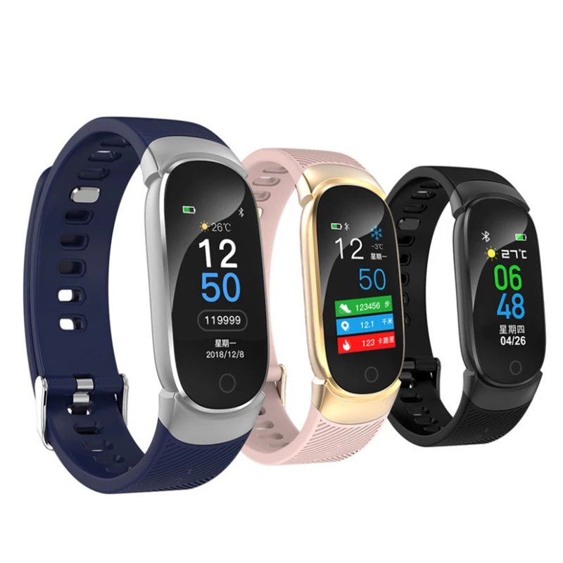 

Q16 New Fashion Intelligent Smart Bracelet Color Screen Continuous Heart Rate Sleep Monitoring Step Information Reminder Watch