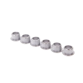 

Guitar Tuner Conversion Bushings Adapter Ferrules Nickel Plating for 8mm Peghead Holes Silver