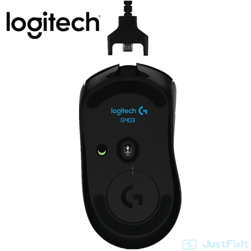 Обновленная Беспроводная игровая мышь Logitech G403 Prodigy Wired/2 4 GHZ 12000DPI RGB с весовой