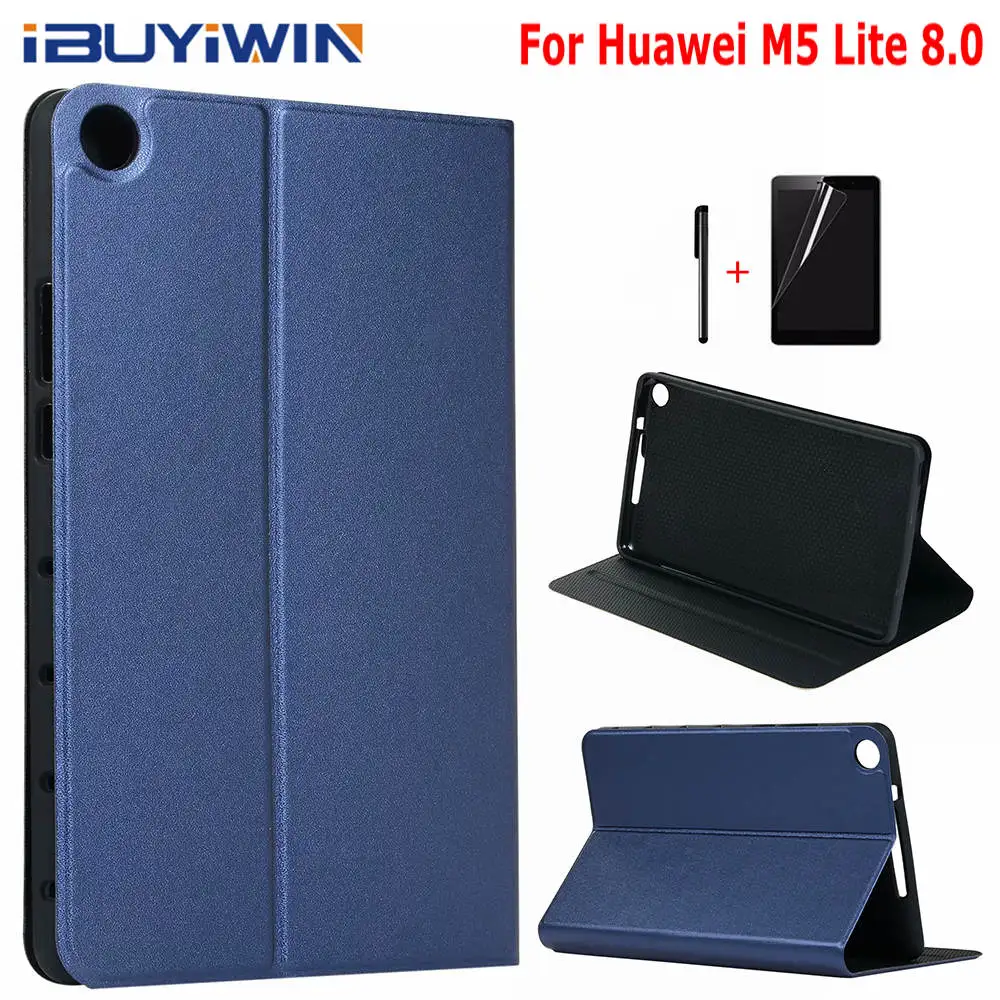 Чехол iBuyiWin из искусственной кожи премиум класса для Huawei MediaPad M5 Lite 8 0 JDN2 AL00/W09 &quot