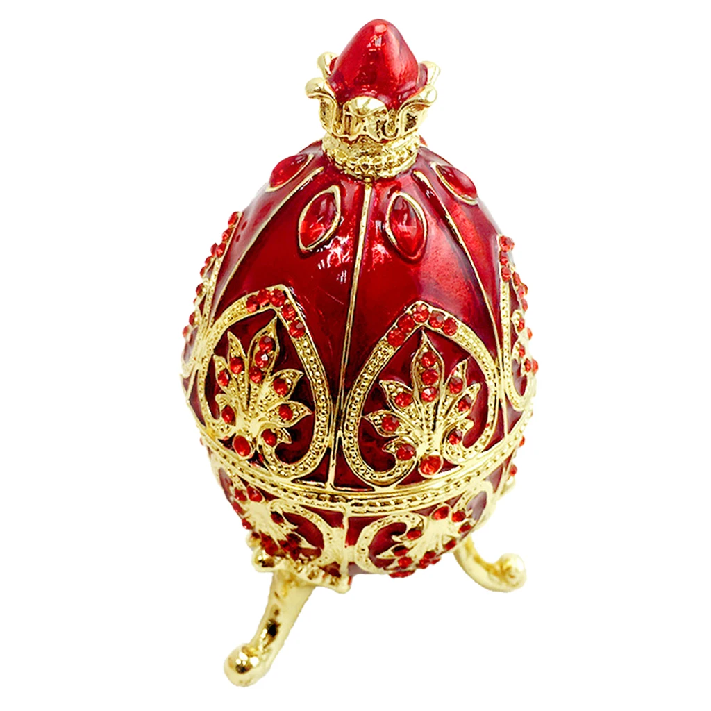 Prince European Easter Egg Jewelry Box Jewel Storage Organizer Event Home Decor