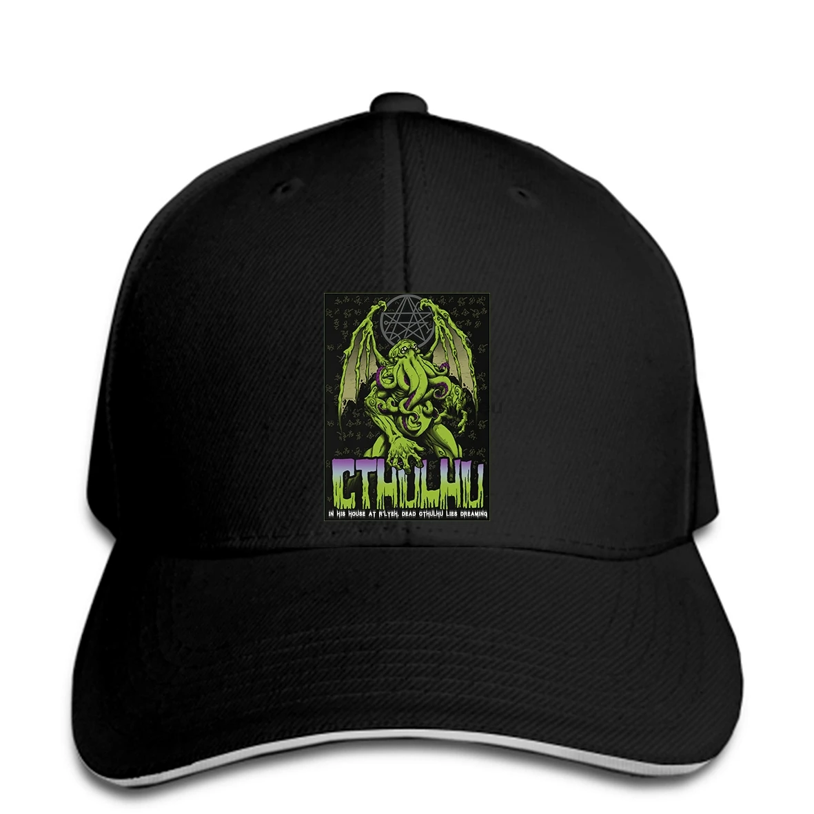 Бейсбольная кепка Cthulhu Dreaming, Прямая поставка, Кепка snapback