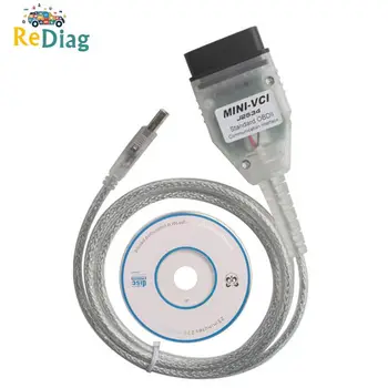 

MINI VCI V2.0.4 Real Firmware SW V14.30.023 For Toyota TIS Techstream FT232RL j2534 MINIVCI Hardware V2.0.4