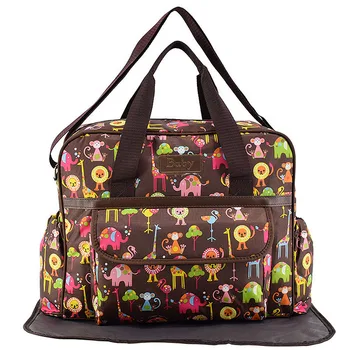 

PVC Waterproof Mummy Maternity Nappy Bag Multi-pocket Baby Nappy Diaper Bag Stroller Zipper Handbag Baby Nursing Bag