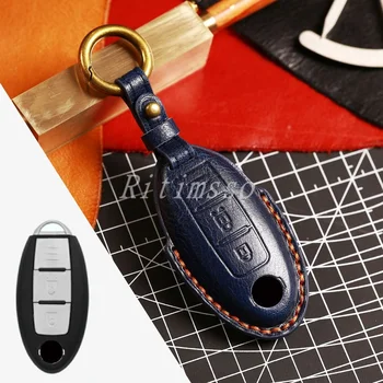 Custodia per copertura completa chiave a distanza per auto per Nissan Qashqai Juke J10 J11 x-trail T32 T31 prende i colpi Tiida Pathfinder Note Case Shell Cover