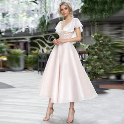 White Wedding Dress Lace 3D Flower O-neck Long Sleeve Simple Bridal Dresses Zipper Custom Made Plus Size Wedding Gown