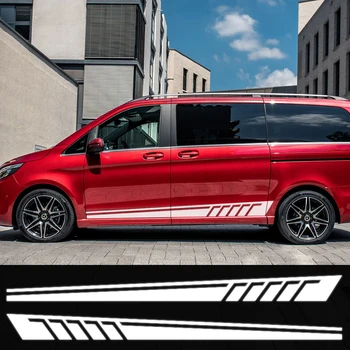 

2 Pcs Car Stickers for Mercedes V Class Vito Viano, Car Side Door, Car Styling Car Accessories with DIY Vinyl Film