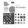 Kids Visual Stimulation Flash Card Montessori Educational Black White Colorful Flashcard High Contrast Book Toddler Toys Gifts 2
