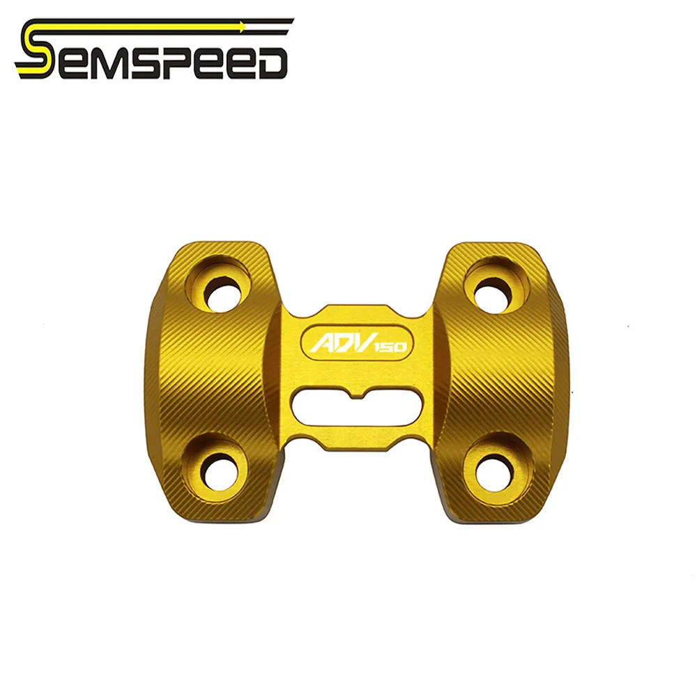 SEMSPEED ADV150 крепление с логотипом на ручке для Honda adv150 ADV 150, крепление на руль мотоцикла, зажим верхней крышки