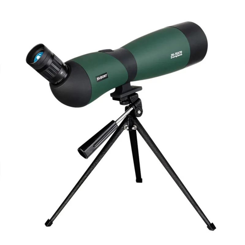 Telescope binoculars Spotting scope SVBONY SV403 Zoom Telescope 20-60X60/25-75x70mm Spotting Scope Multi-Coated Optics Monocular 64-43ft/1000yards Table Tripod