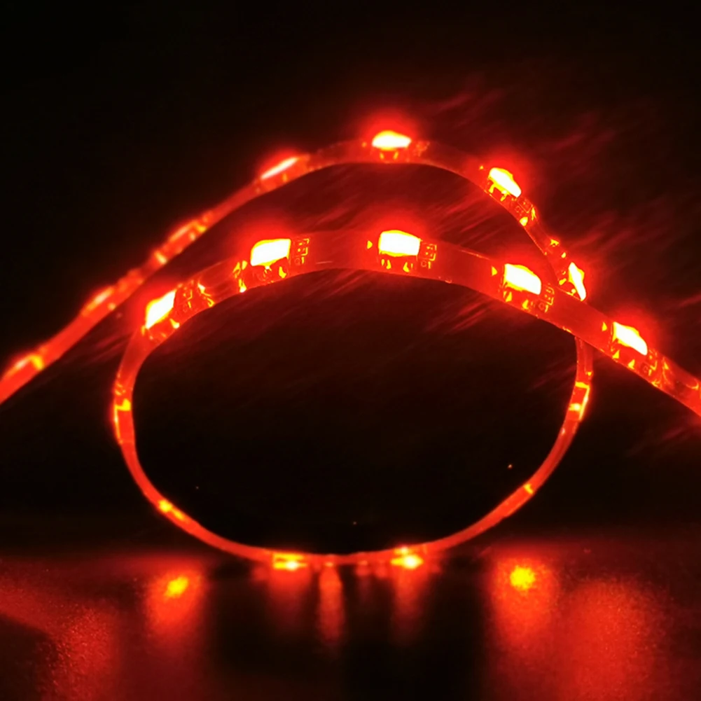 lâmpada tira 40cm placa-mãe rgb decoração acessório