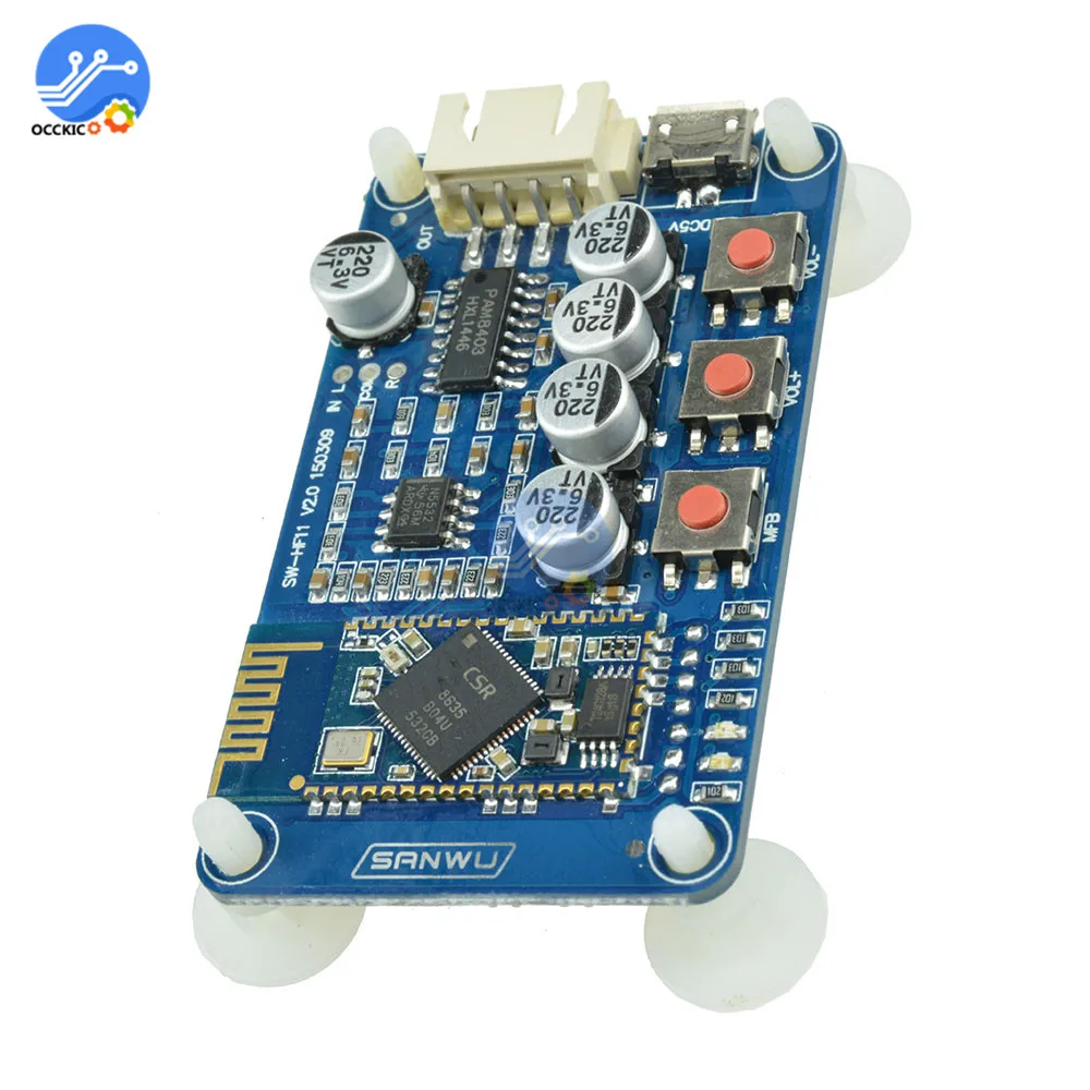 Плата усилителя плеер Bluetooth модуль динамик 4,0 HF11 цифровой аудио Bluetooth приемник доска для рисования 5V Mini USB PAM8403 материнская плата усилитель