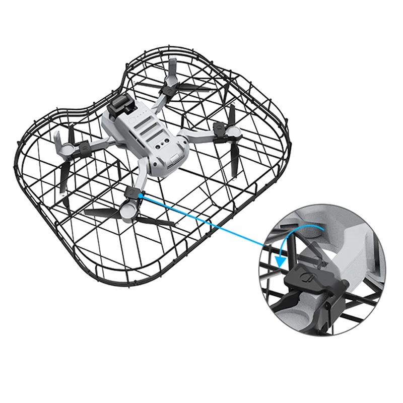 PGYTECH MAVIC MINI Защитная клетка полностью закрыта, нет необходимости снимать лезвие во время установки, быстрая установка