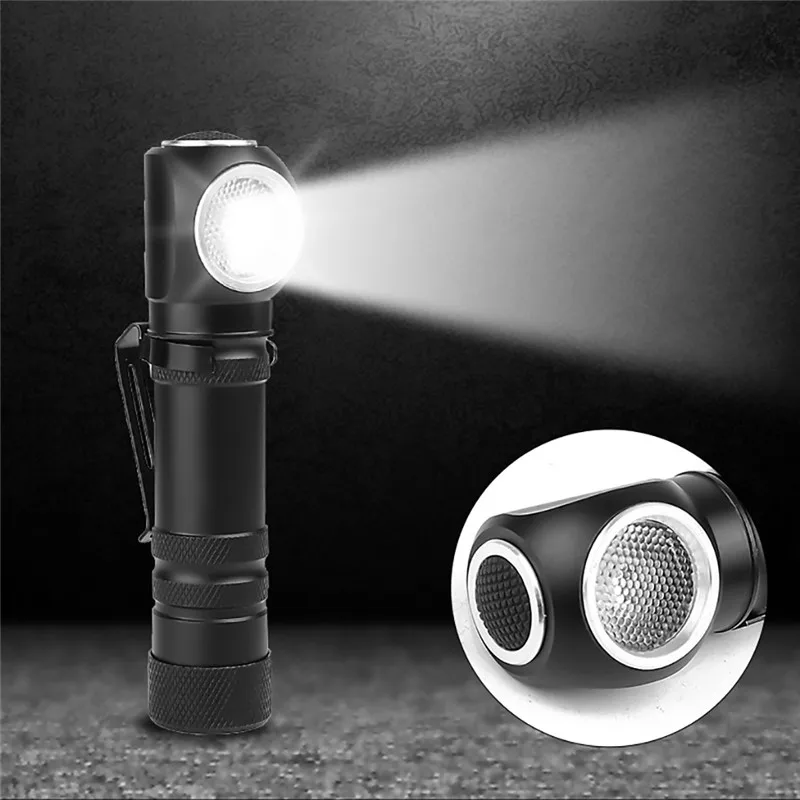 Rechargeable XHP50 Work Light Torch Flashlight With Magnet Can Be Used As Headlamp IP65 Led Flashlight 11x3x3CM Lanterna 40NOV2602